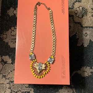 Stella & Dot Norah pendant enamel and rhinestones